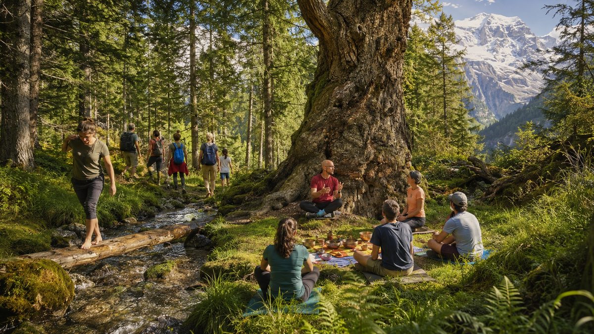 Forest bathing tra gli alberi a Macugnaga